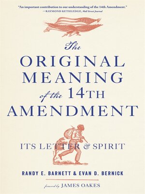cover image of The Original Meaning of the Fourteenth Amendment